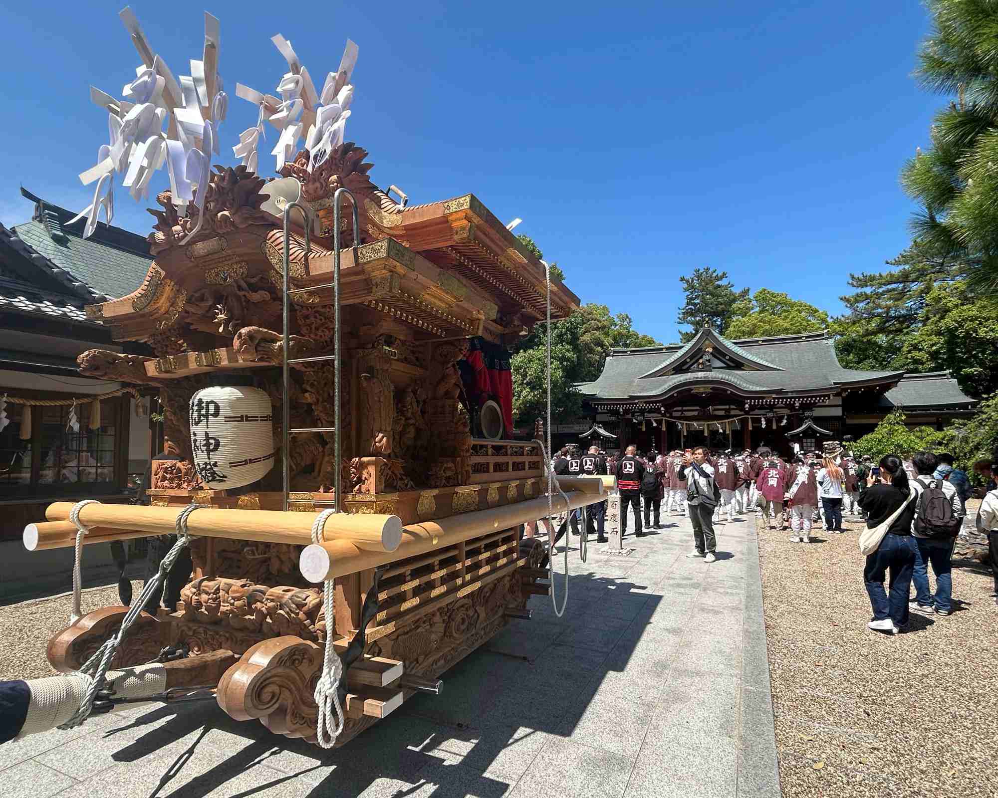 去年の南岡に引き続いて地車を新調